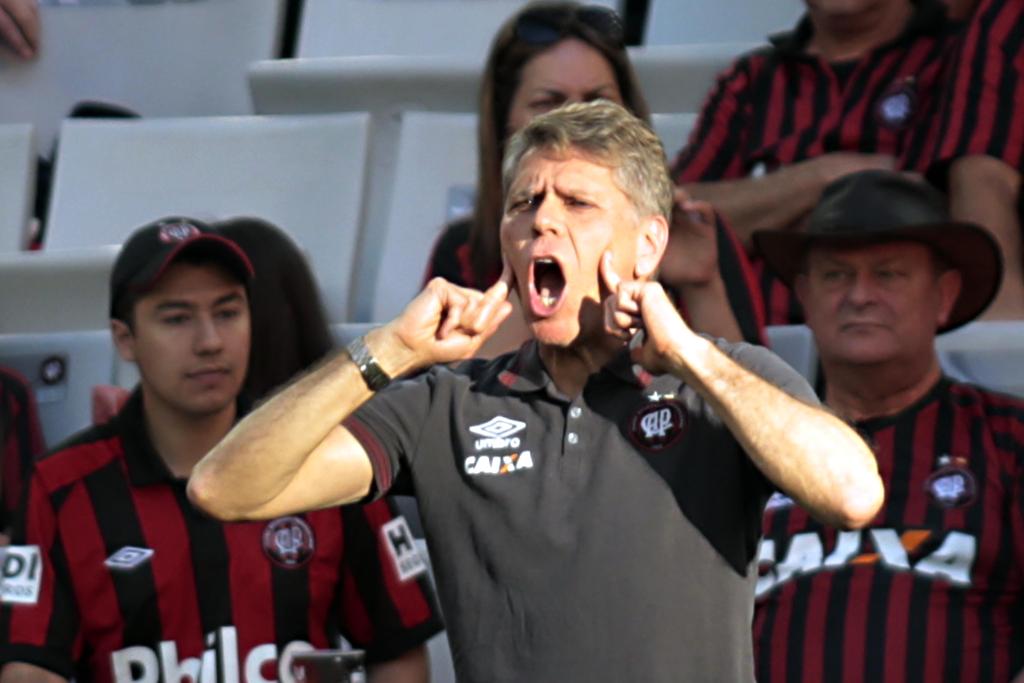Autuori não quer mais que o Atlético leve o primeiro gol. | Albari Rosa/Gazeta do Povo