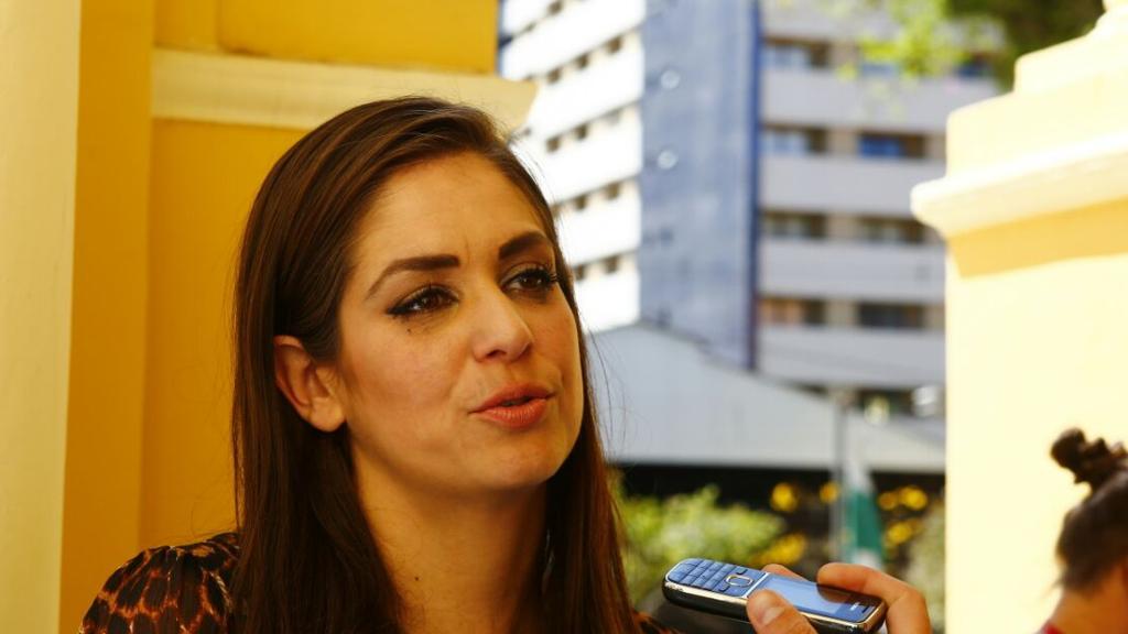 Vereadora Carla Pimentel foi agredida pelo vereador Professor Galdino. | Atila Alberti/Tribuna do Paraná