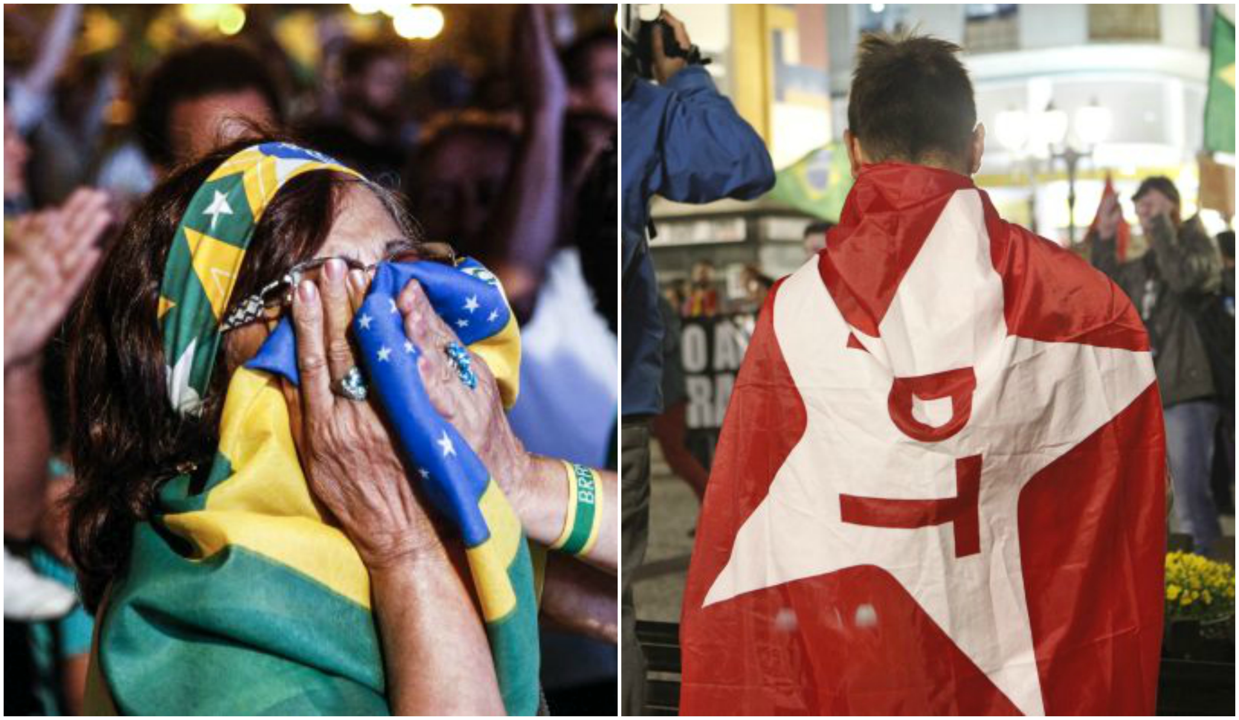 Protestos de “coxinhas” e “petralhas” | Daniel Castellano e Antônio More/Gazeta do Povo