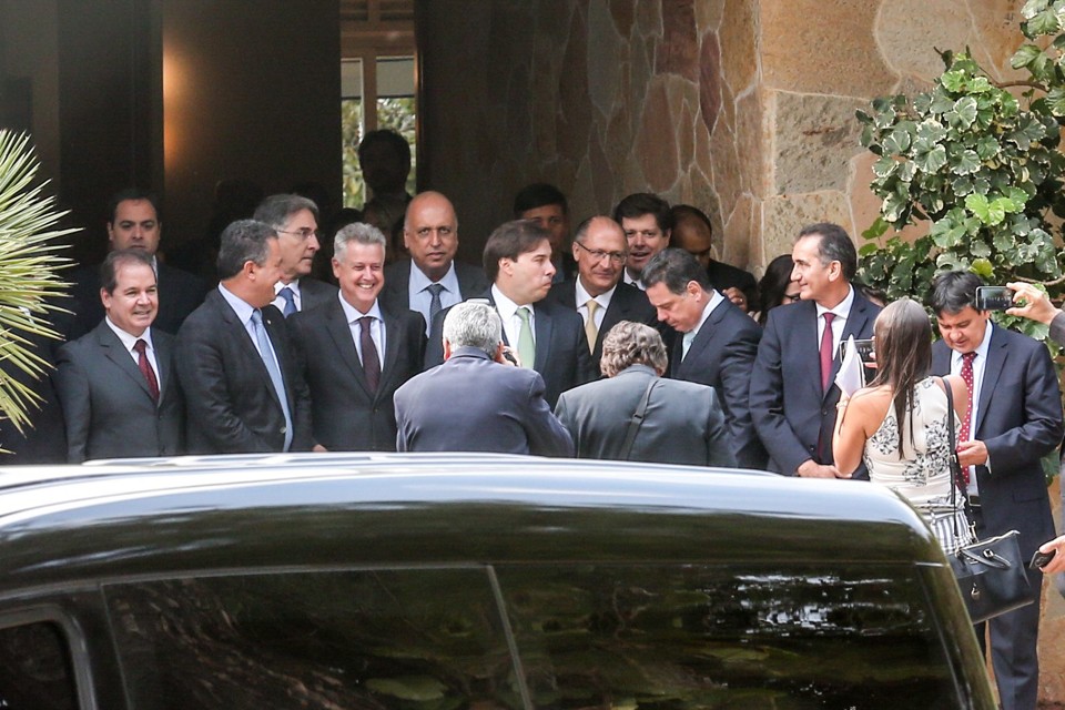 Rodrigo Maia, presidente da Câmara, fez uma reunião com governadores nesta terça-feira (13) | Fabio Rodrigues Pozzebom/Agência Brasil