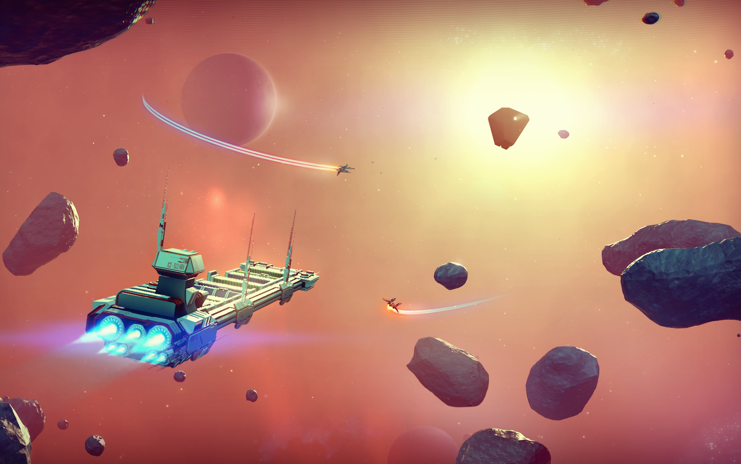 No Man’s Sky: impossível presenciar toda a amplitude do universo gerado por seus algoritmos | /Divulgação