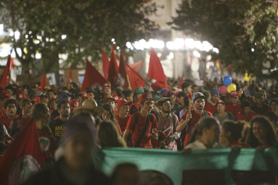 Ato teve como ponto final a Boca Maldita | Antônio More/Gazeta do Povo