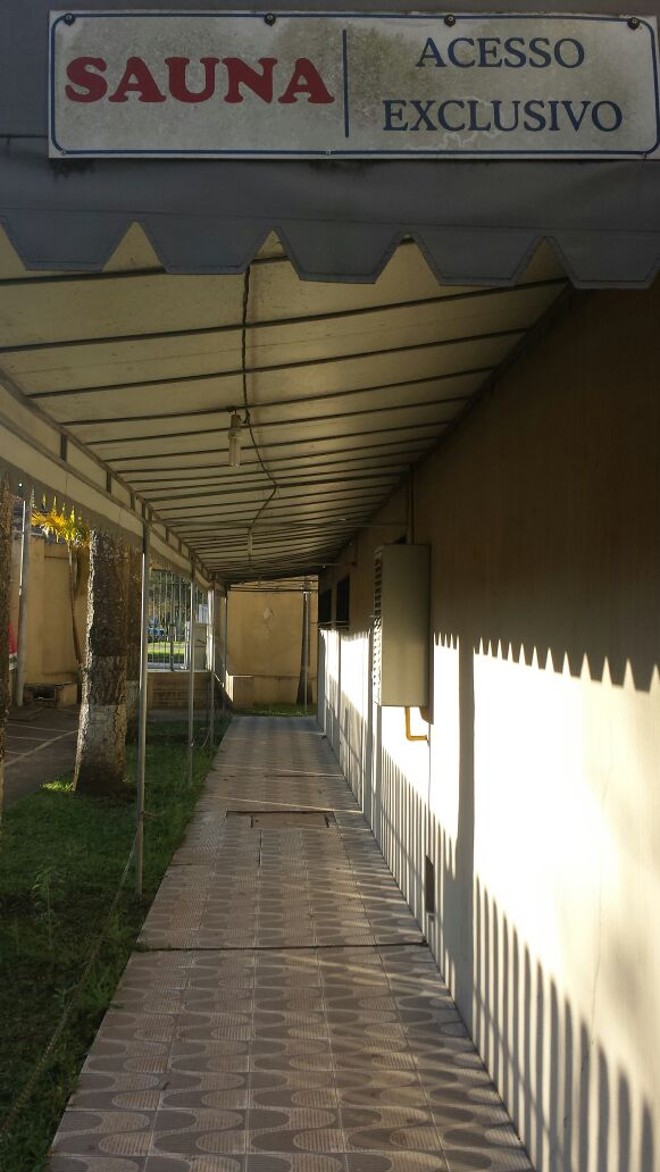 Espaço da sauna ainda funciona. | Gazeta do Povo