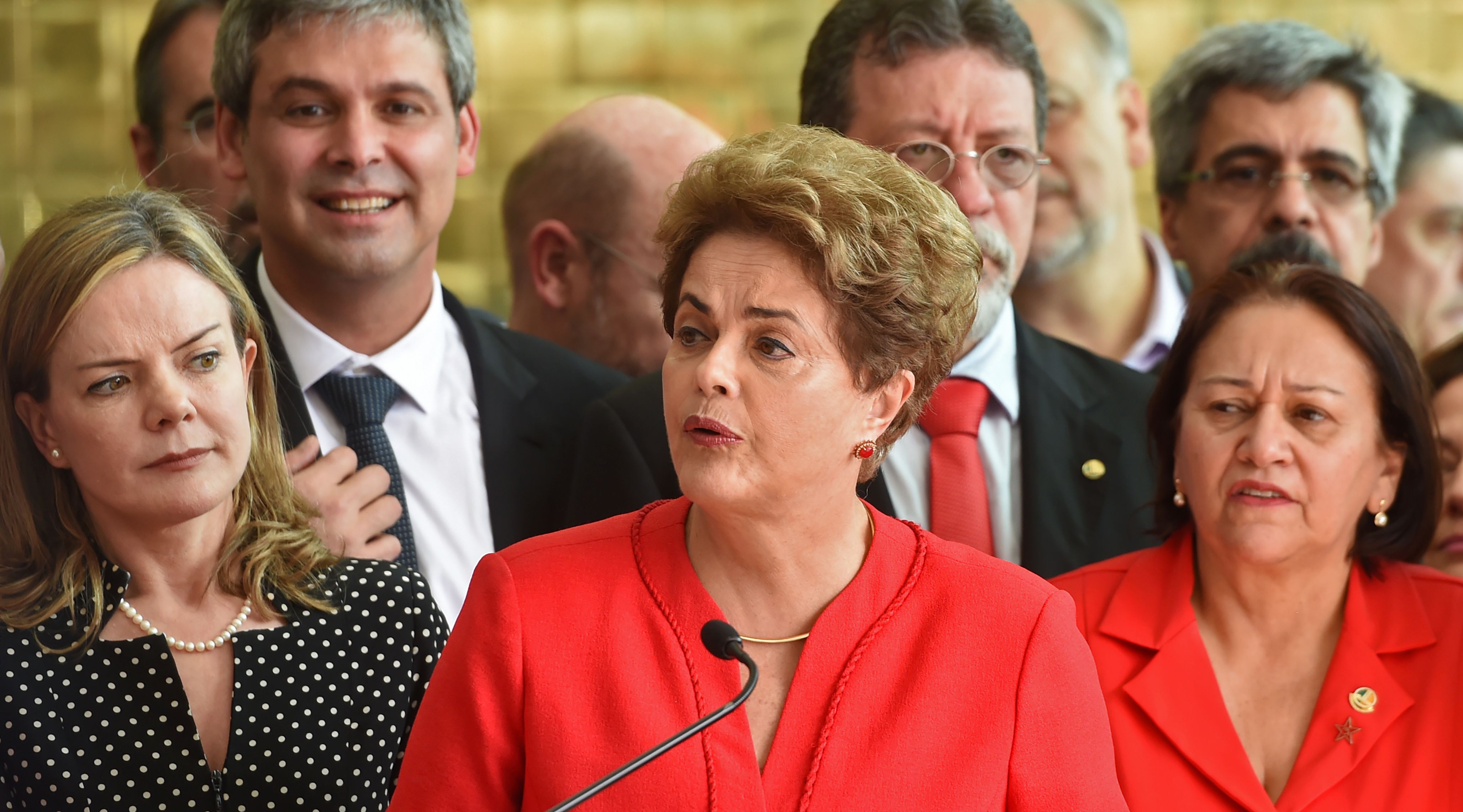 Dilma discursa após a aprovação do impeachment | EVARISTO SA/AFP