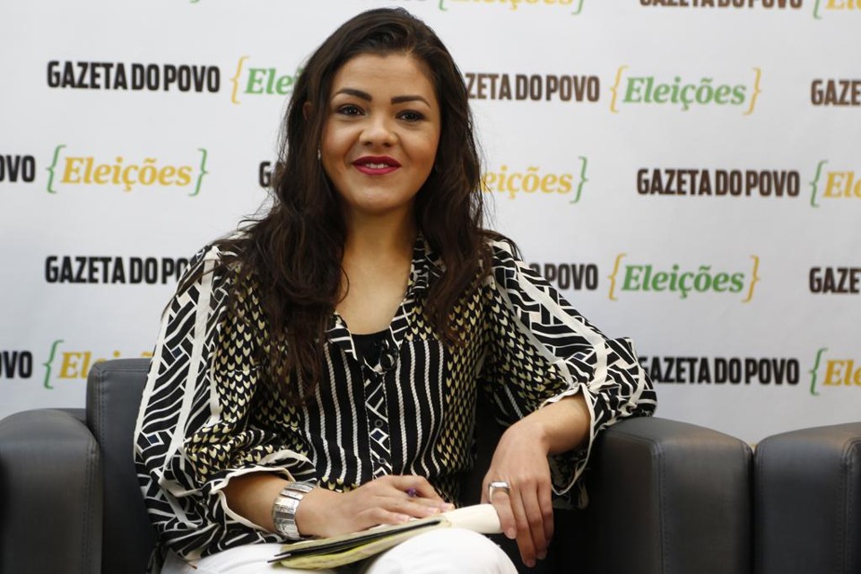 Xênia Mello (PSol), sabatinada nesta terça-feira (27) na Gazeta do Povo | Henry Milleo/Gazeta do Povo