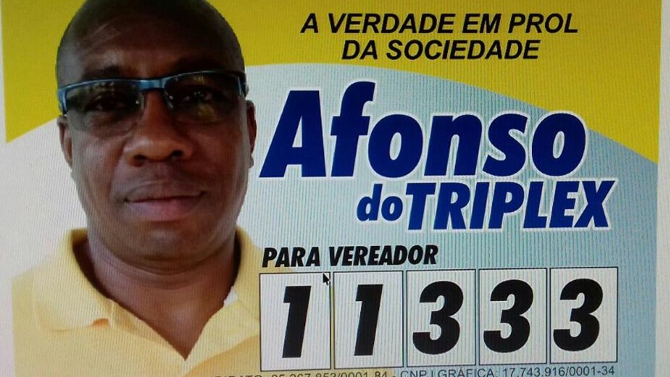 José Afonso Pinheiro é candidato a vereador em Santos, no litoral de São Paulo | Foto:/Reprodução Facebook