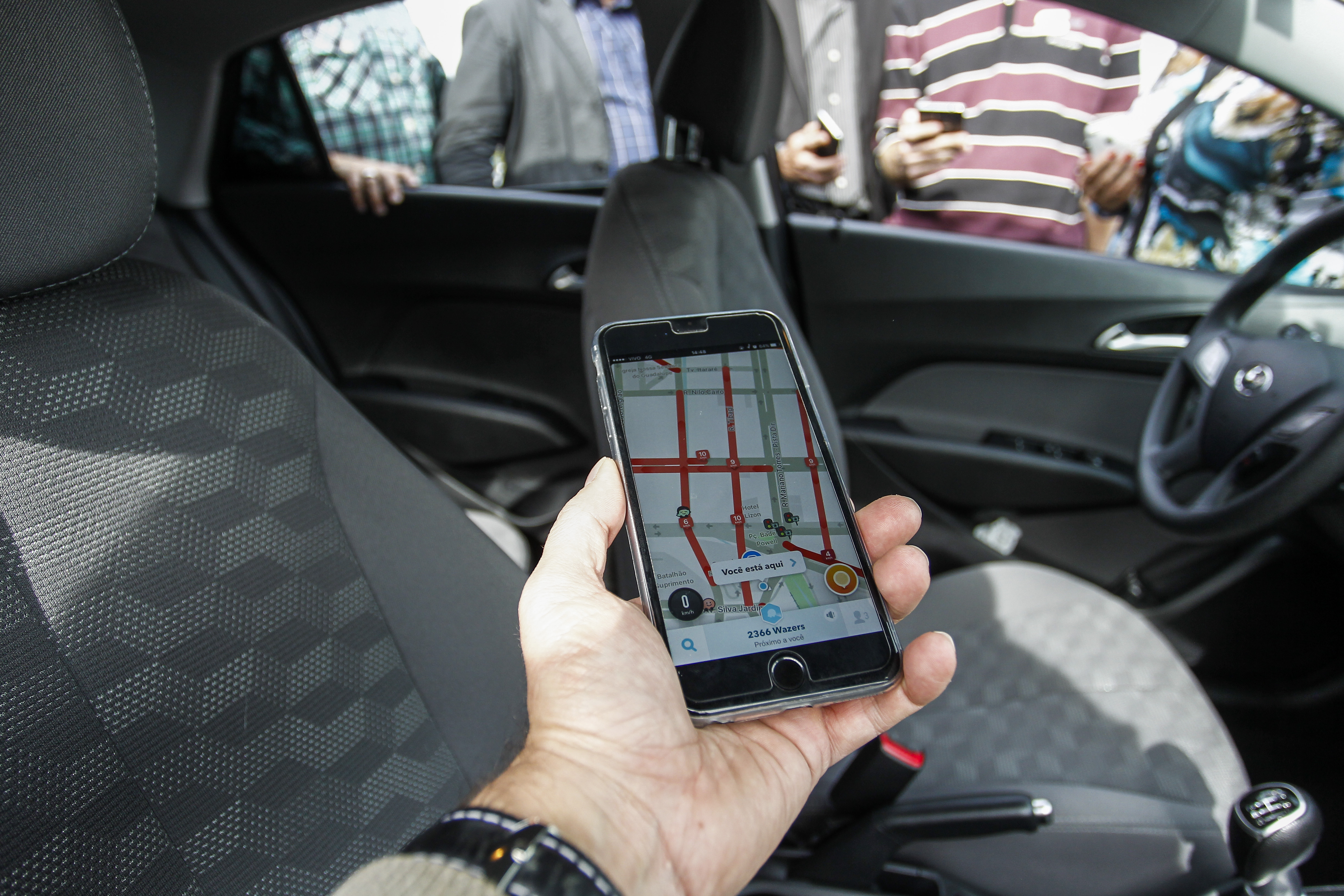 “É pura ilusão. O Uber engana o trabalhador”, diz o motorista Amauri Antônio Pereira. | Daniel Castellano/Gazeta do Povo