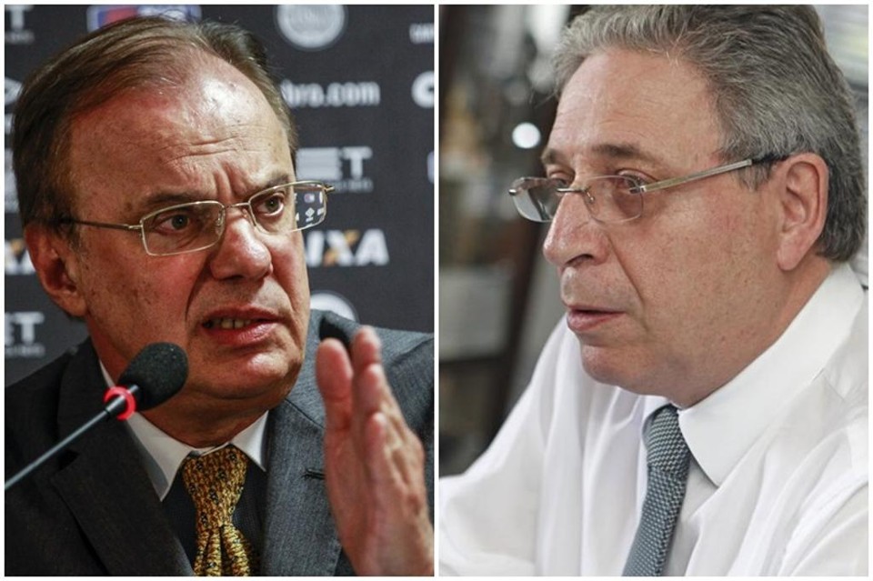 Luiz Sallim Emed e Rogério Bacellar, presidentes de Atlético e Coritiba | /Gazeta do Povo