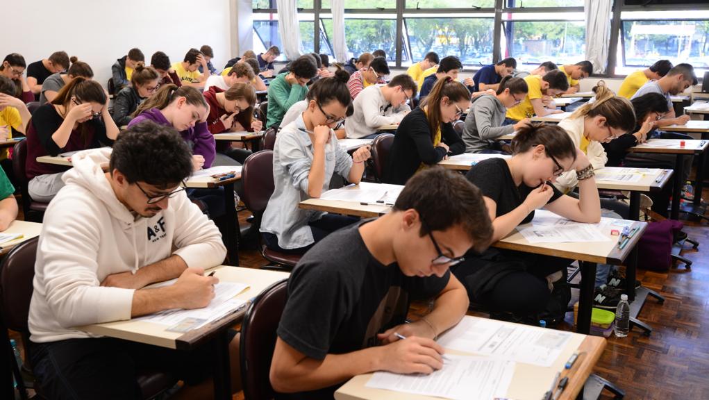 Provas para o curso de Medicina começaram às 8h30 e seguem durante o período da tarde | João Borges/Divulgação/