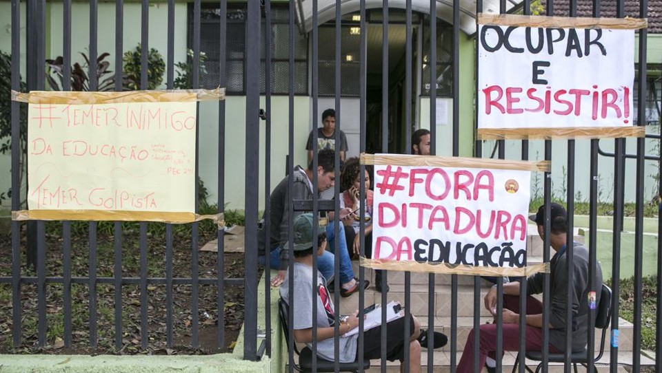 Alunos do Colégio Cecilia Meirelles, em Curitiba. | Marcelo Andrade/Gazeta do Povo
