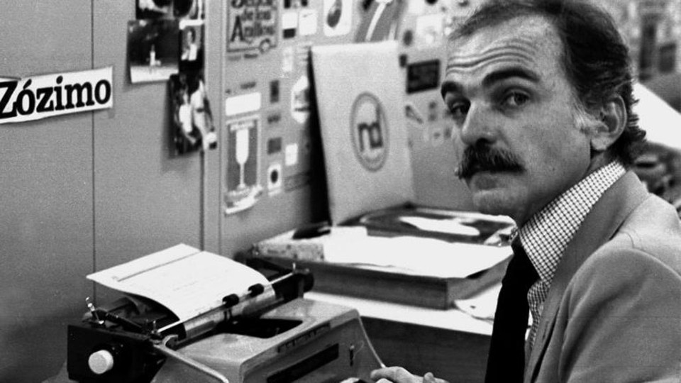 Zózimo começou a carreira no “Globo”, mudou-se para o “Jornal do Brasil” em 1969 e voltou à primeira redação em 1993, onde ficou até morrer, em 1997, aos 56 anos. | Joëlle Rouchou/Divulgação/Intrínseca