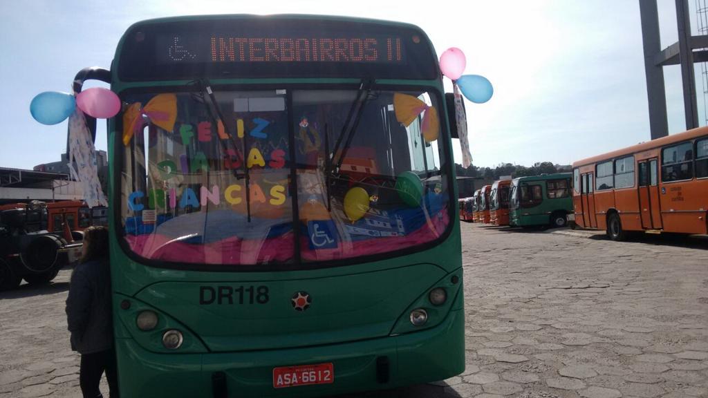 Ônibus decorado para o Dia das Crianças | Arquivo Pessoal