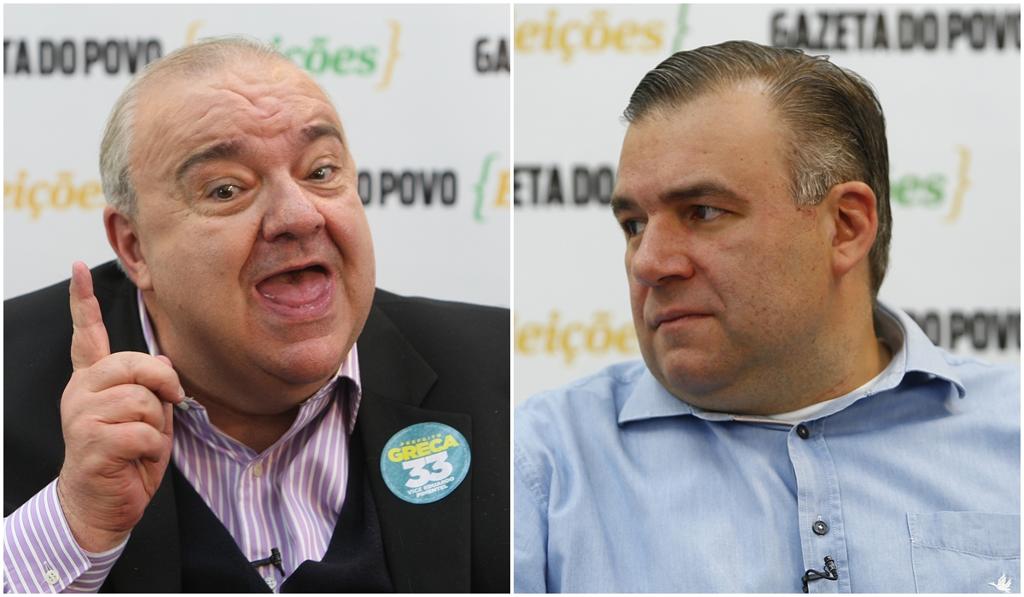 Rafael Greca (PMN) e Ney Leprevost (PSD) disputam o segundo turno em Curitiba. | Gazeta do Povo/