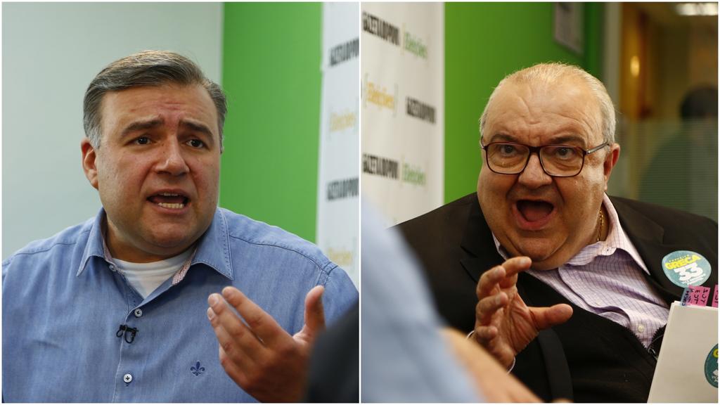 Ney Leprevost (PSD) e Rafael Greca (PMN) disputam o segundo turno em Curitiba. | Henry Milleo/Gazeta do Povo