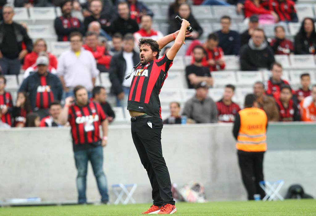 Daniel Fontes em ação na Arena da Baixada. | Daniel Castellano/Gazeta do Povo