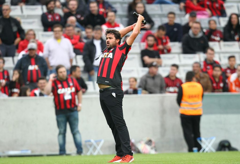 Daniel Fontes em ação na Arena da Baixada. | Daniel Castellano/Gazeta do Povo
