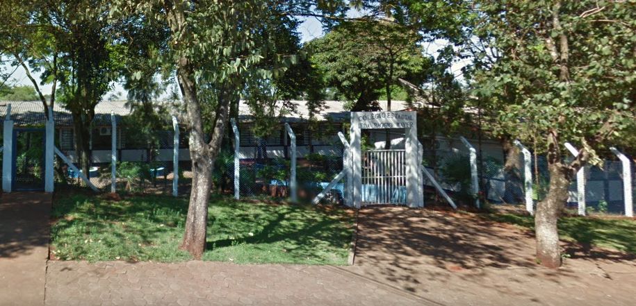 Os alunos deixaram o Colégio Estadual Ieda Baggio Mayer nesta segunda-feira | Reprodução/Google Street View