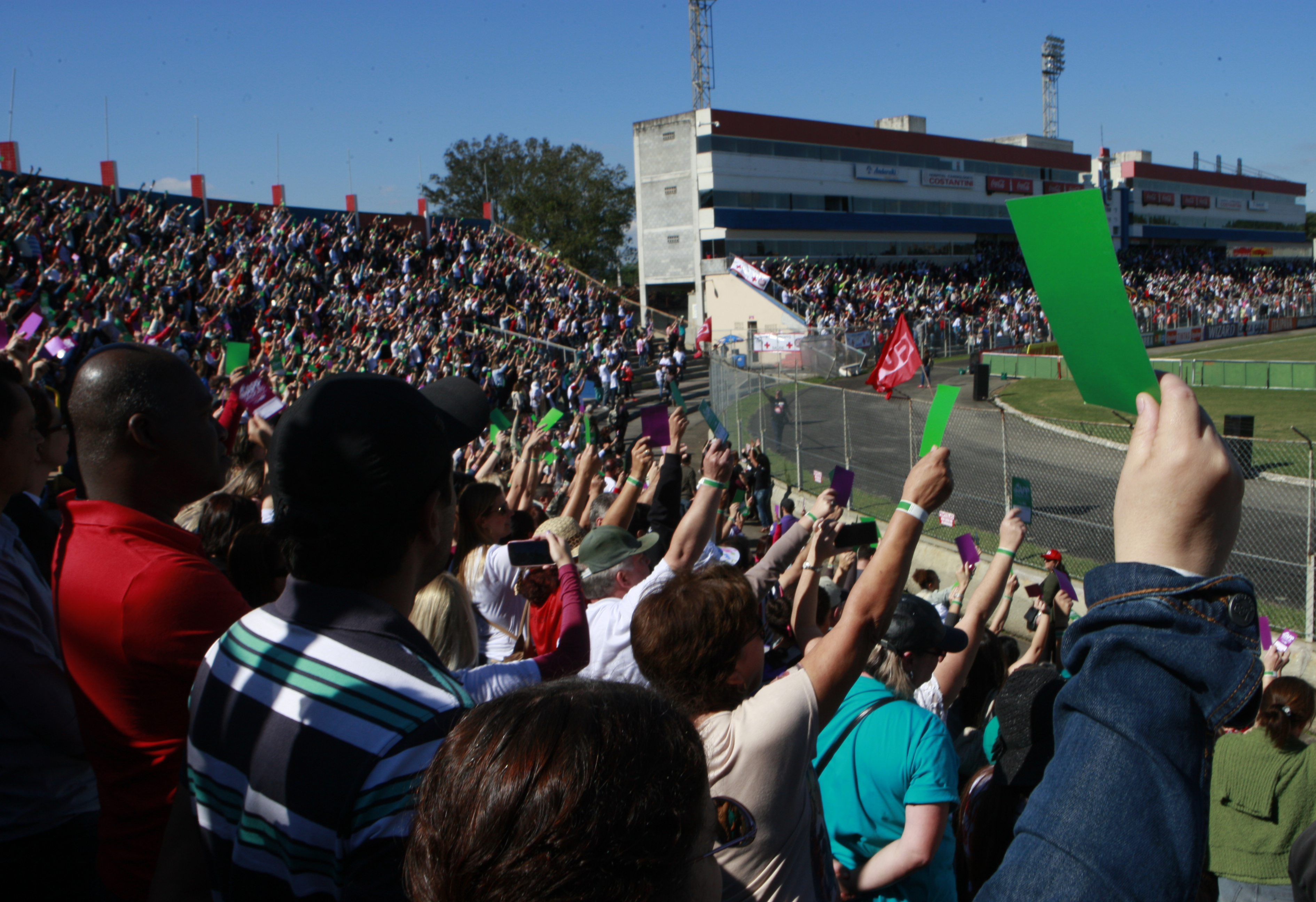 Assembleia dos professores realizada na Vila Capanema em 2015 | Aniele Nascimento/Gazeta do Povo/Arquivo