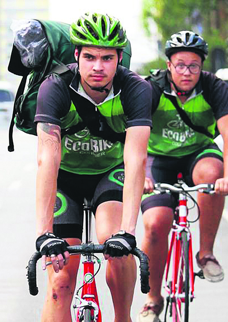 A Ecobike tem cerca de 100 funcionários, a grande maioria ciclistas que pedalam, em média, 80 quilômetros por dia | Daniel Castellano/Gazeta do Povo