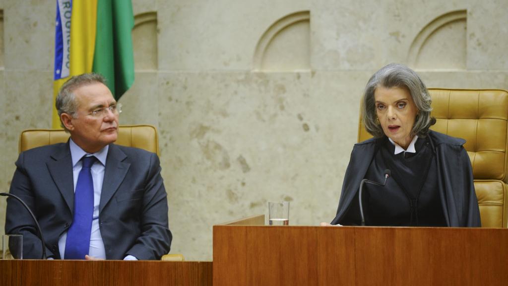 Relacionamento entre Renan Calheiros e Cármen Lúcia estremeceu nesta semana. | Marcos Oliveira/Agência Senado