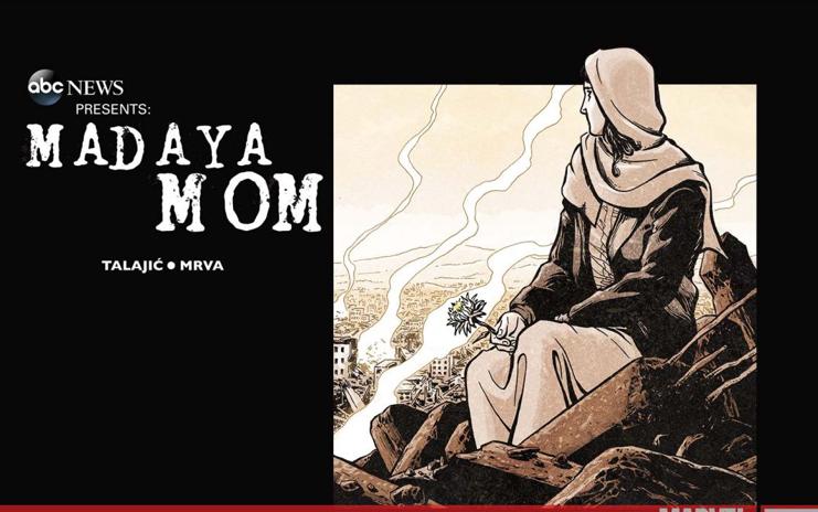 Quadrinho da Marvel em parceria com a rede de TV ABC retrata cotidiano de mãe síria durante a guerra civil | /Divulgação