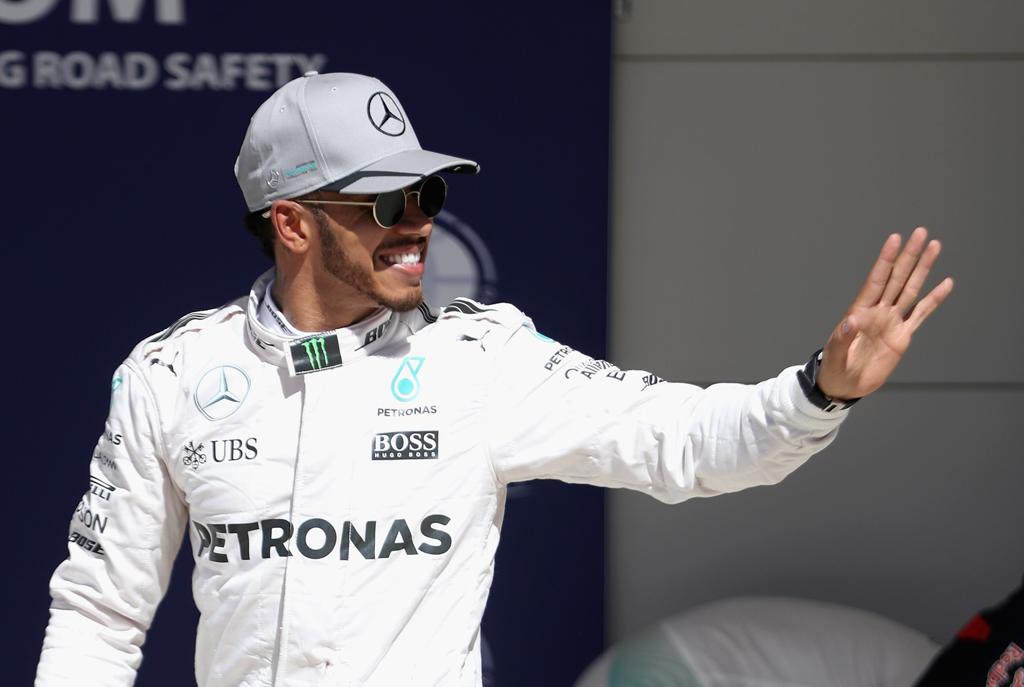 Hamilton largará na frente no GP dos Estados Unidos, neste domingo (23) | Mark Thompson/AFP