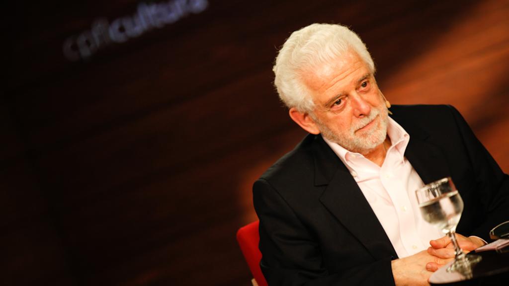 Gikovate, em 2012, durante o Café Filosófico, realizado em conjunto com Renato Janine Ribeiro | TATIANA FERRO/CPFL Cultura