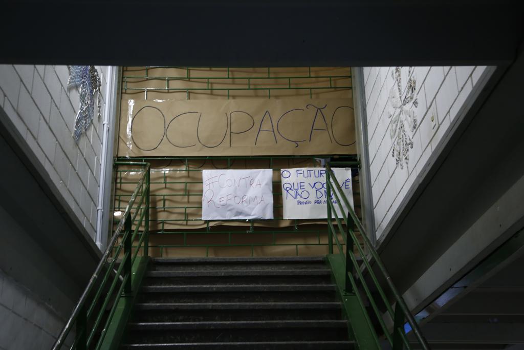 Escola ocupada em São José dos Pinhais | Henry Milleo/Gazeta do Povo