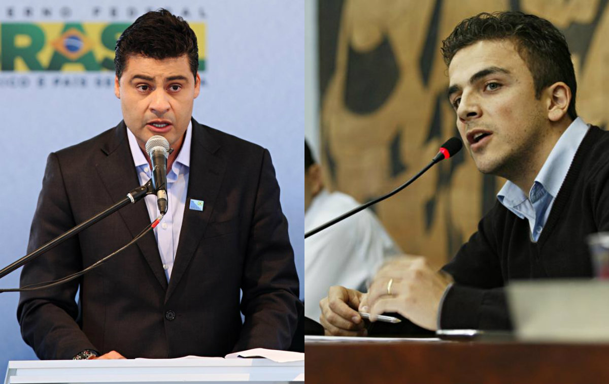 Marcelo Rangels e Aliel Machado continuam em disputa pela prefeitura de Ponta Grossa. | Josue Teixeira/Gazeta do Povo