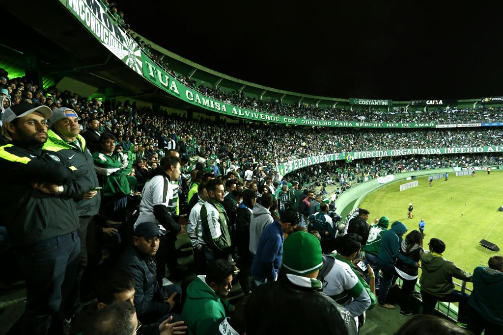 Publico contra o Belgrano, na fase anterior, foi o melhor do ano no Couto Pereira, com 22.950 pagantes. A expectativa é de grande público contra o atual campeão da Libertadores. | Hugo Harada/Gazeta do Povo