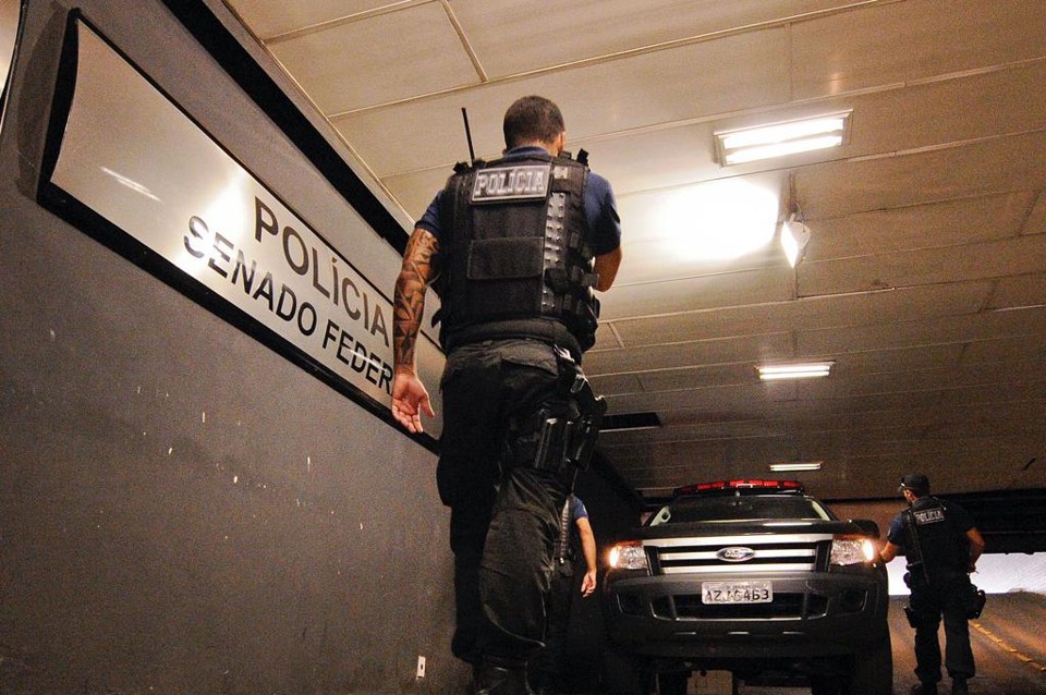 Quatro policiais do Senado foram presos nesta sexta-feira (21). | Edilson Rodrigues/Agência Senado