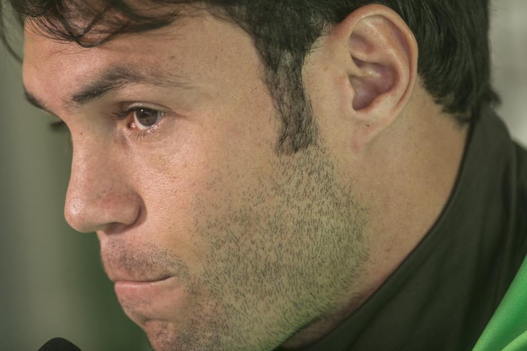 Atacante Kléber, do Coritiba, não conseguiu evitar a eliminação alviverde na Sul-Americana. | Marcelo Andrade/Gazeta do Povo