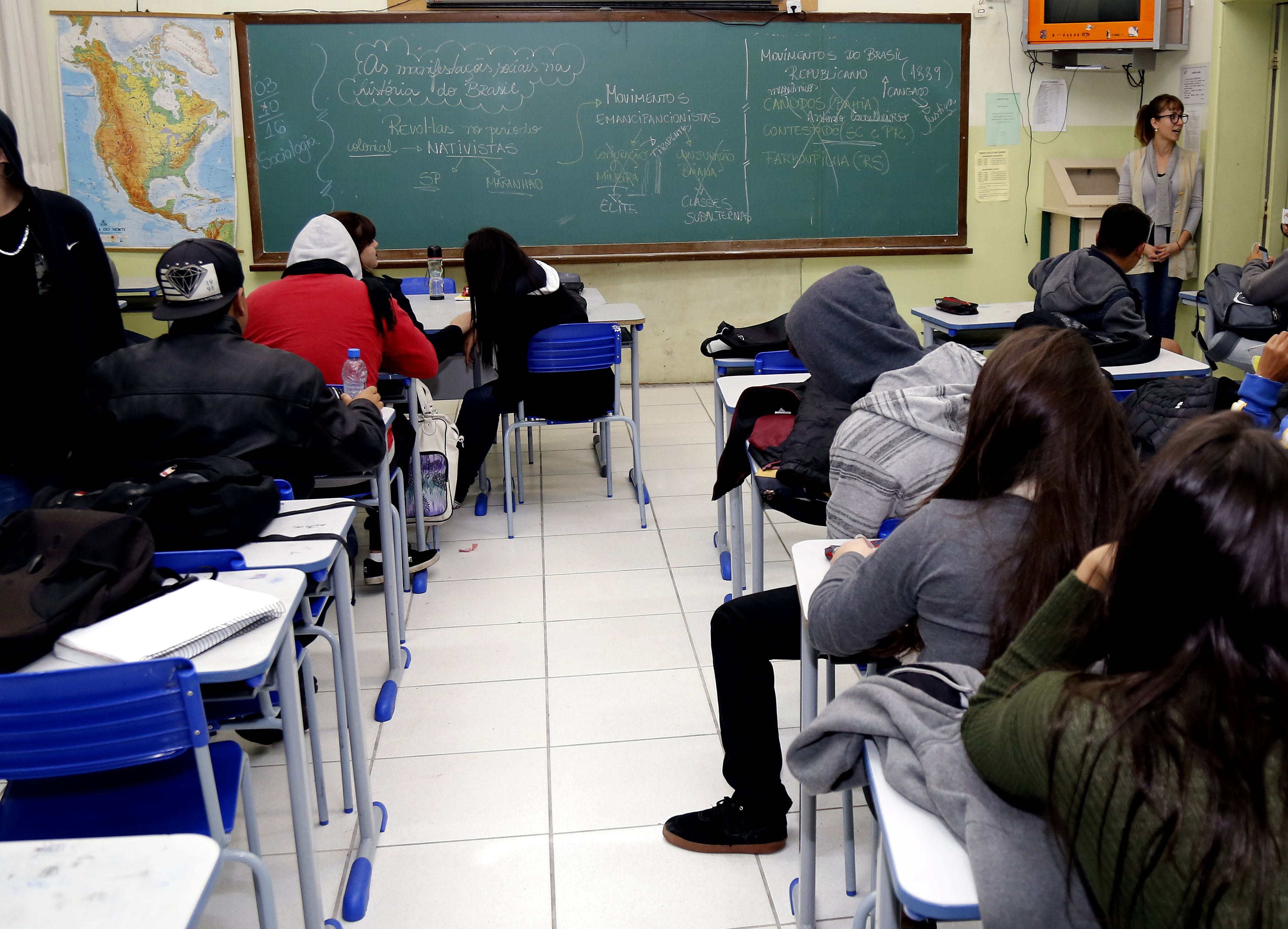 Acertos na área de Humanas chega a quase o dobro da taxa alcançada em Exatas. | Pedro Serapio/Gazeta do Povo