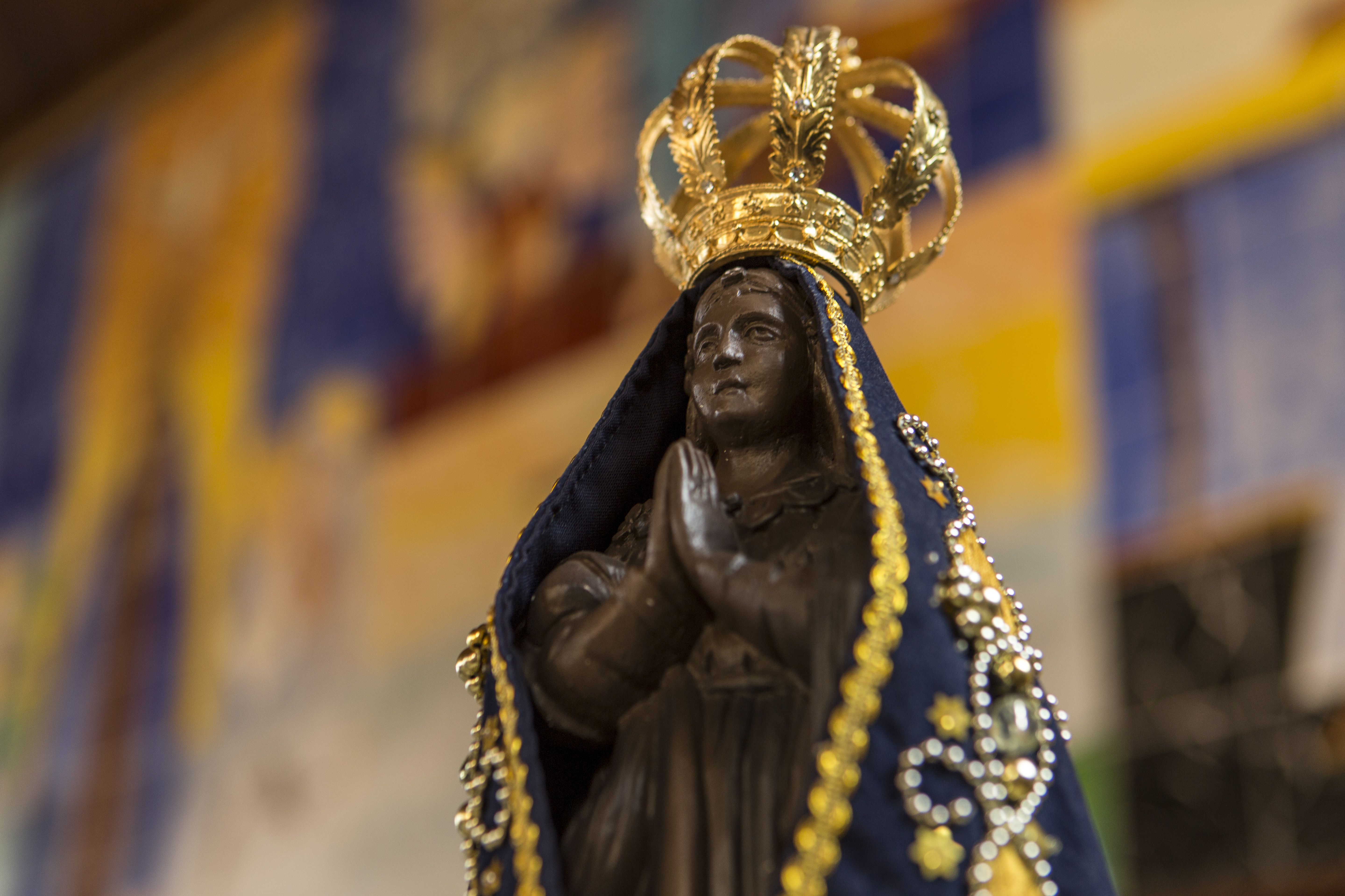 Padroeira do Brasil, Nossa Senhora Aparecida é homenageada em Curitiba. | Marcelo Andrade/Gazeta do Povo