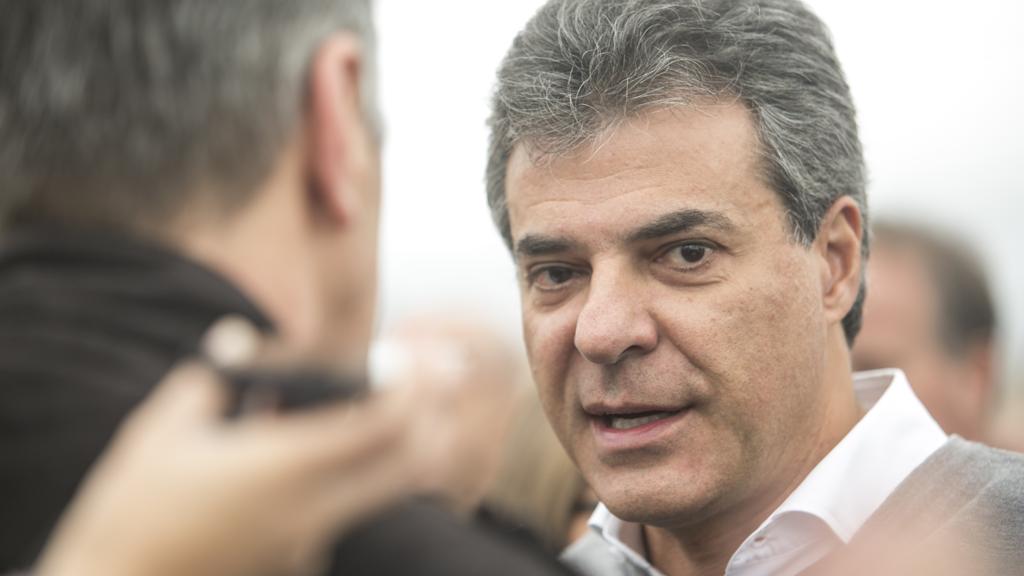 Richa participa da inauguração d euma trincheira em Pinhais, na Região Metropolitana de Curitiba | Marcelo Andrade/Gazeta do Povo