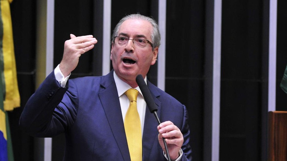 ‘Não vão me constranger’, diz Cunha após ser hostilizado e agredido em aeroporto | Luis Macedo/Câmara dos Deputados