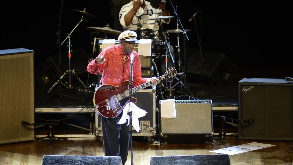 Guitarrista durante show em Curitiba em 2013. | HENRY MILLEO /