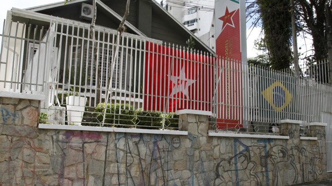 A sede do PT, em Curitiba | Aniele Nascimento/Gazeta do Povo/Arquivo