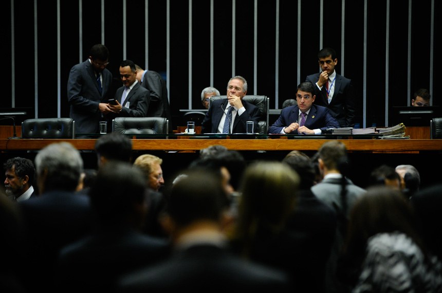 Sessão no Congresso, que aprovou crédito suplementar para o MEC. | Marcos Oliveira/Agência Senado