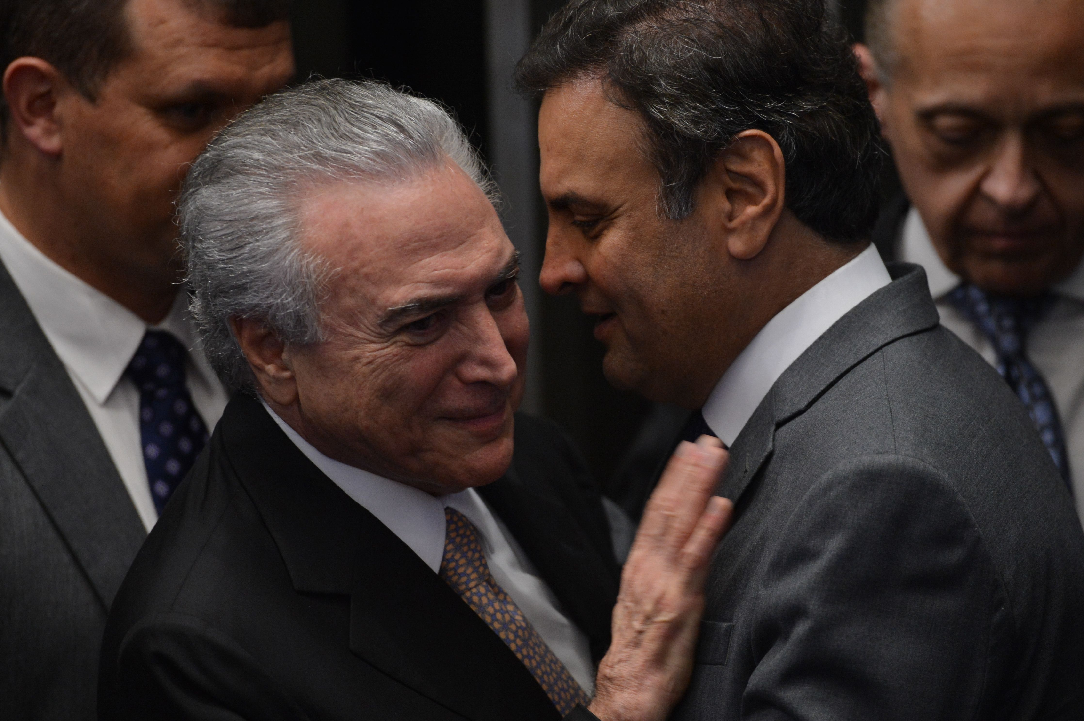O PMDB de Michel Temer elegeu mais prefeitos e vereadores, o que lhe garante um trunfo maior que o PSDB de Aécio Neves para a eleição presidencial de 2018 | Fabio Rodrigues Pozzebom/
Agência Brasil