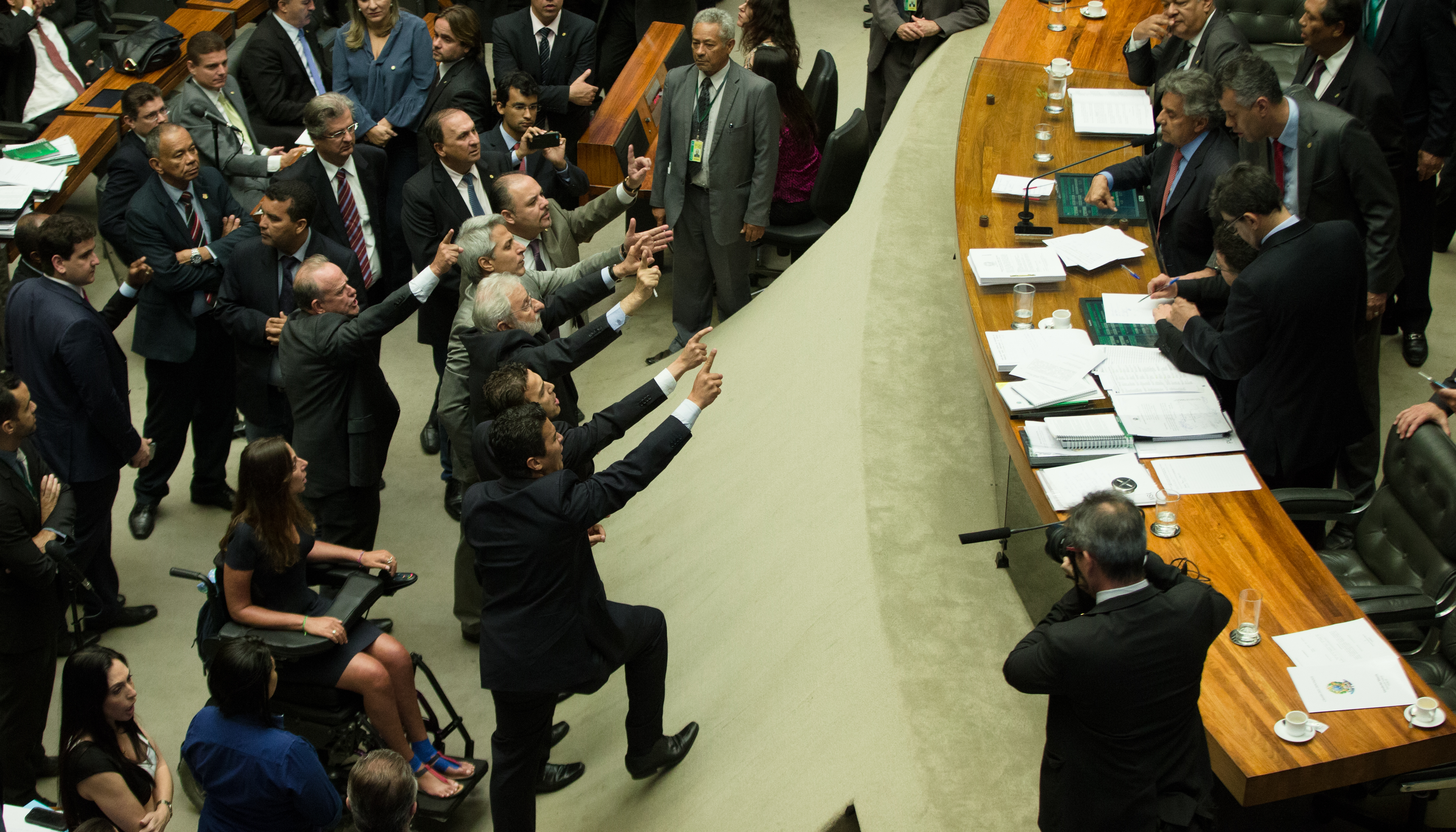 Plenário da Câmara na quinta-feira, quando deputados analisaram projeto anticorrupção. | Lula Marques / AGPT