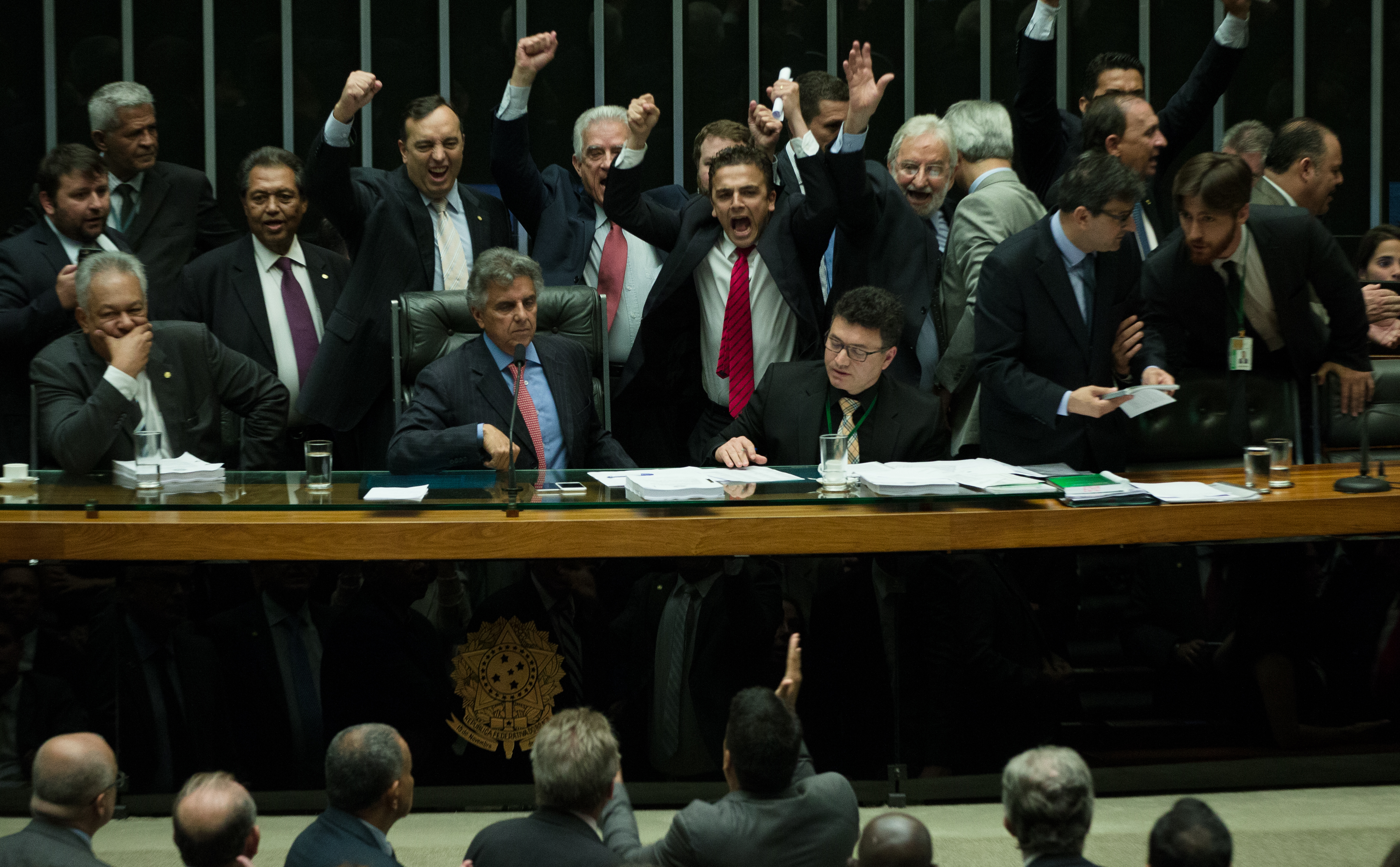 Deputados discutem pacote anticorrupção no plenário da Câmara, na quinta-feira (24). | Lula Marques/AGPT/