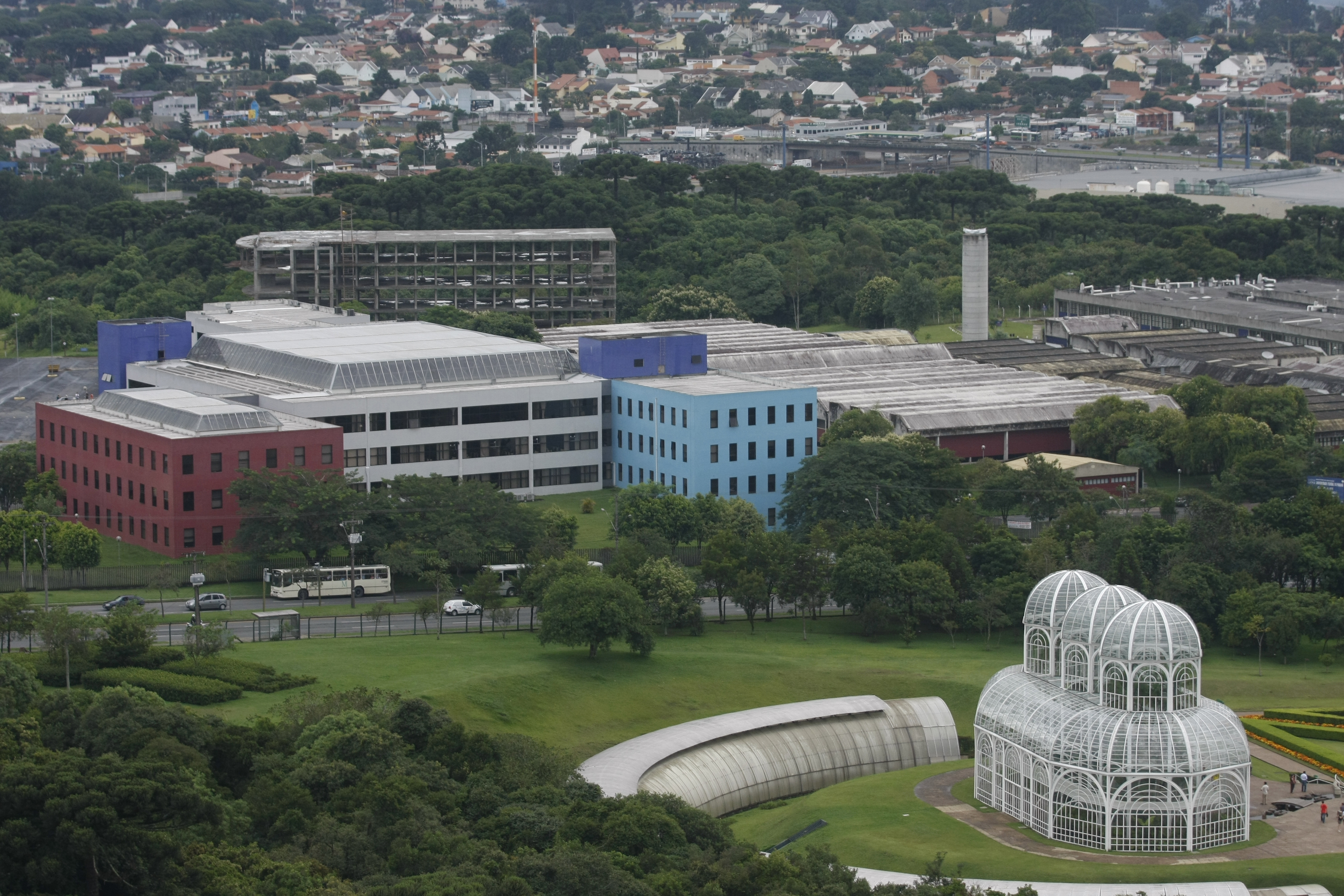 Imagem aérea do campus dos Jardim Botânico da UFPR. | Daniel Derevecki/Gazeta do Povo/Arquivo