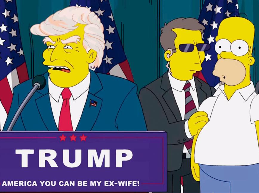 Trump, apresentado em episódio do desenho animado. | Reprodução