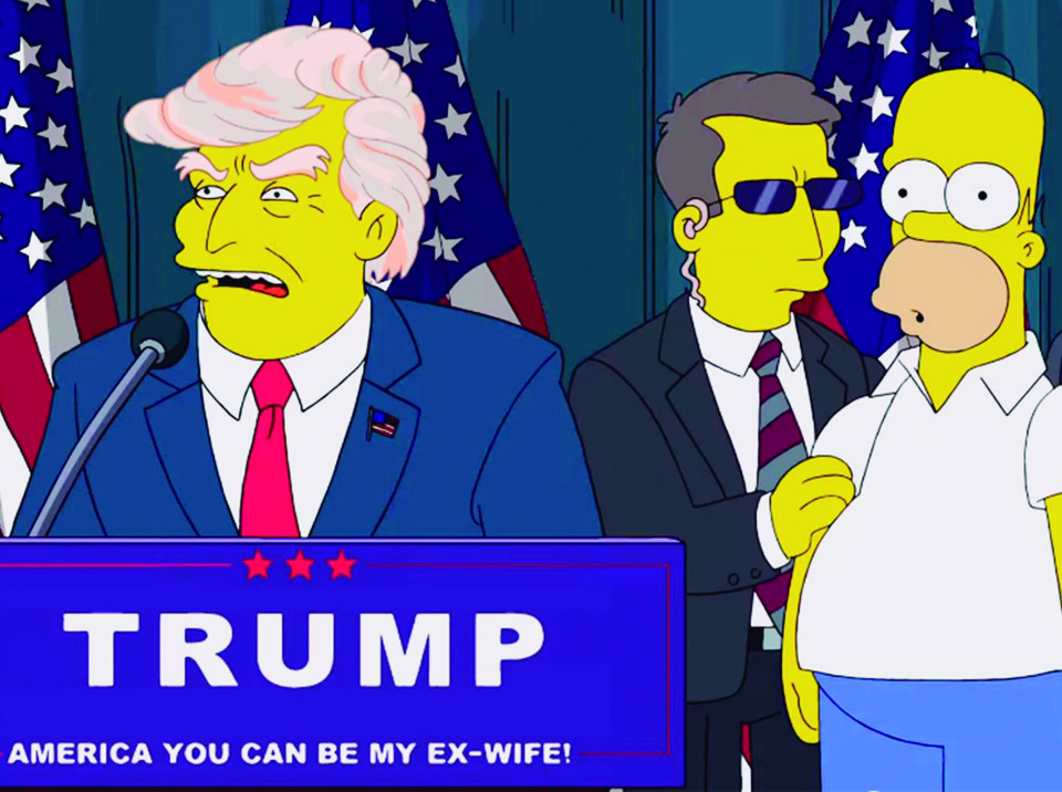 Trump, apresentado em episódio do desenho animado. | Reprodução