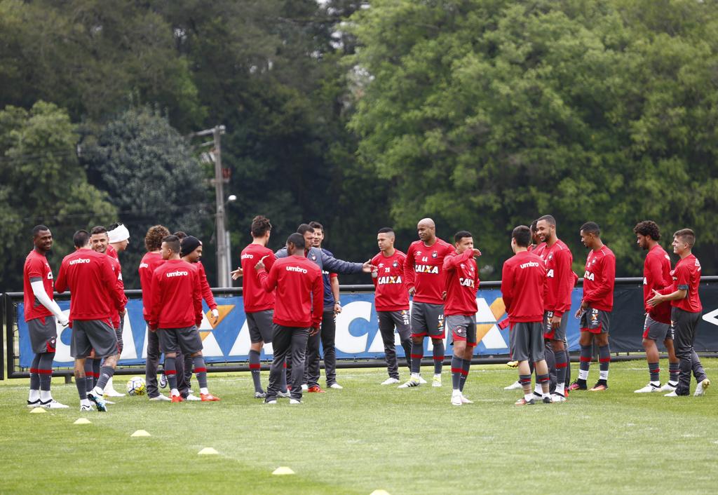 Treino do Atlético no CT do Caju. | Aniele Nascimento/Gazeta do Povo