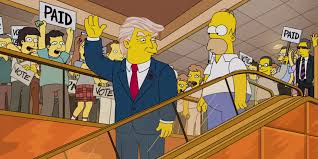 Profecia  política: falas dos Simpsons explicam ascensão de de Trump à presidência. | /