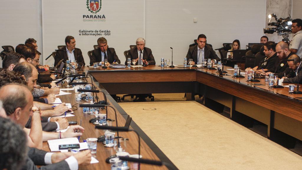 Reunião foi realizada na tarde desta quarta-feira (16) | Pedro Ribas/ANPr