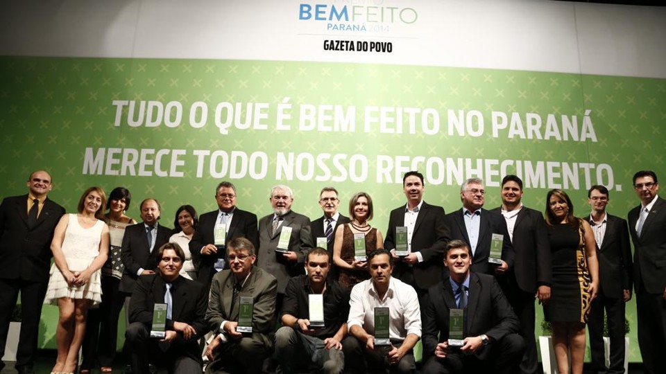 Vencedores da edição de 2014 do Prêmio Bem Feito no Paraná | Hugo Harada/Gazeta do Povo