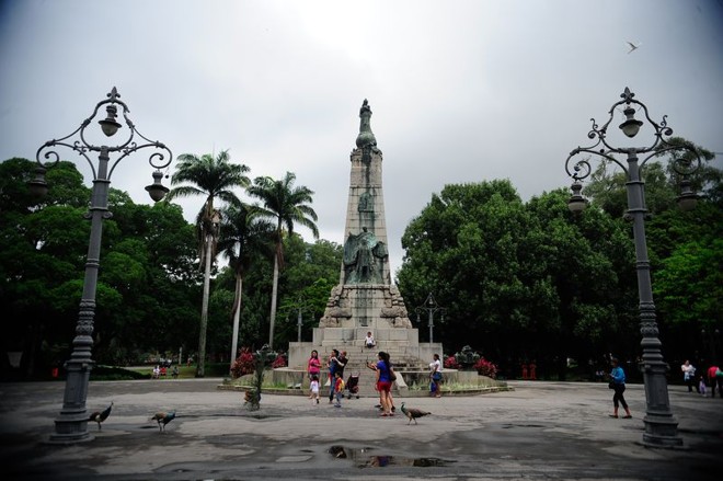 O Campo de Santana, que fica na Praça da República, no Rio de Janeiro: local foi inaugurado por Dom Pedro II em 1880 e nove anos depois, a praça acabou sendo palco da Proclamação da República | Fernando Frazão/Agência Brasil